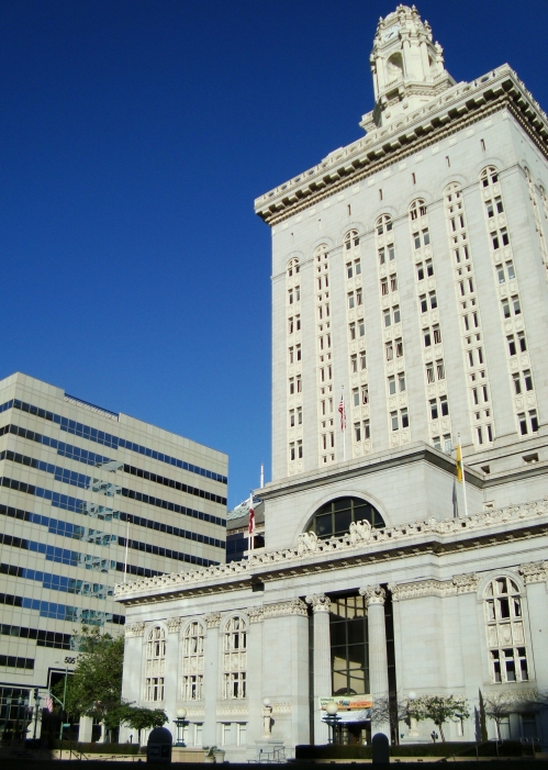 Oakland City Hall; with my office in the background (505)